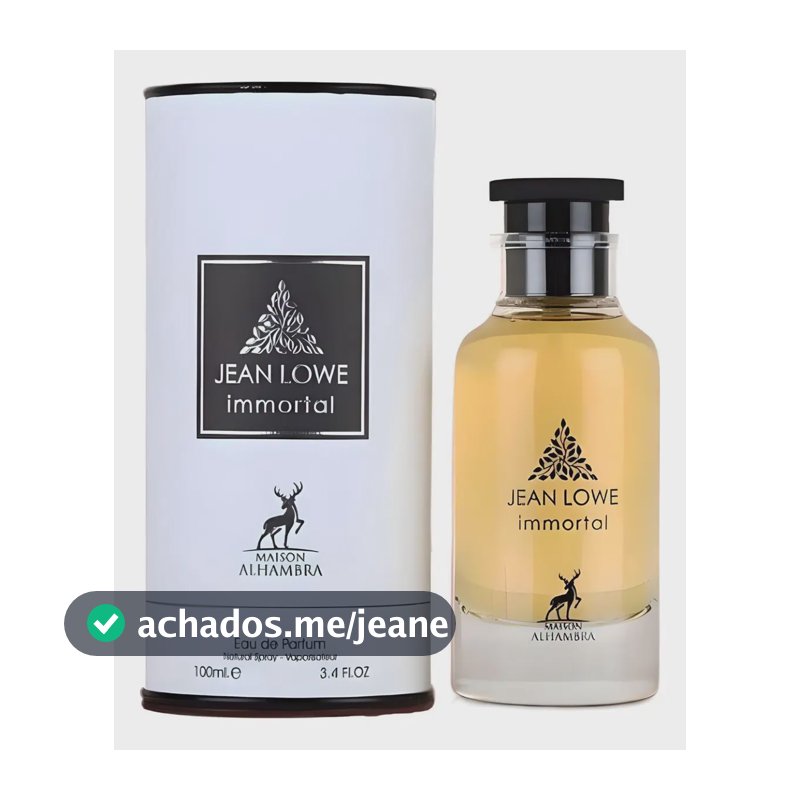 Perfume Jean Lowe Immortal De Maison Alhambra 100ml