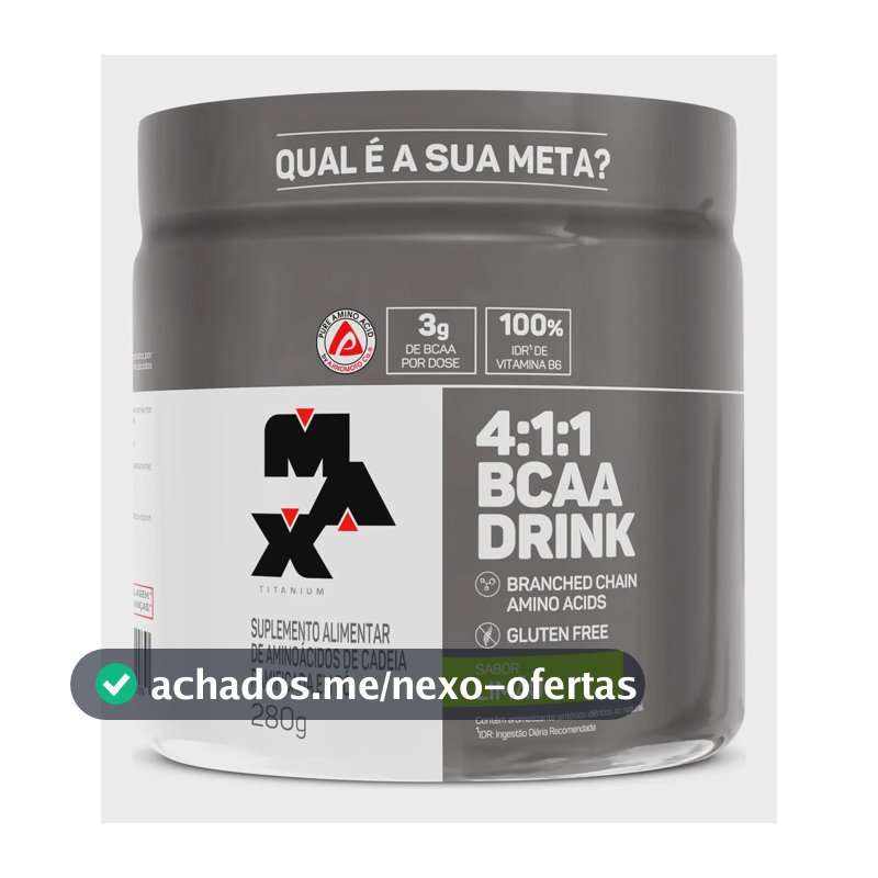 Bcaa 4:1:1 Drink (280g) - Max Titanium Sabor Limão
