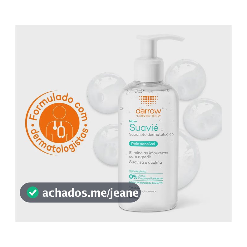 Darrow Suavié Sabonete Líquido Dermatológico para Pele Sensível 140ml