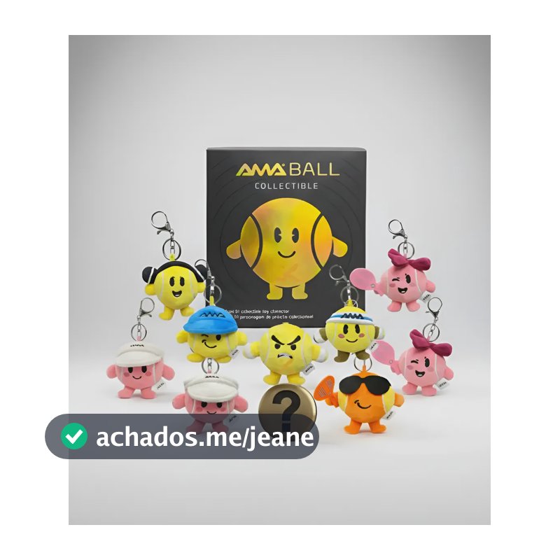Boneco Pelucia Ama Ball Sports Colecionaveis Blind Box Aleatório
