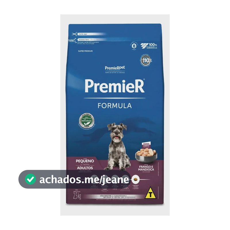 Racao Para Caes Premier Racas Pequenas Adulto 2,5 Kg