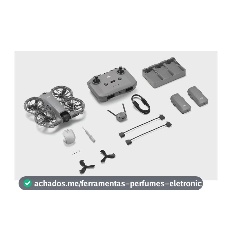 Drone Dji Neo 2 Fly More Combo Controle S/ Tela Br Cinza Cinza