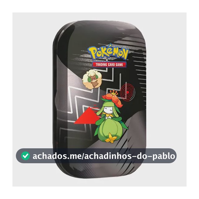 Mini Tin Pokemon Black Bolt E White Flare Liligant Whimsicot Pokemon Inglês