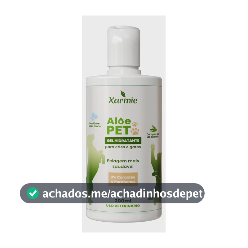 Gel De Babosa Aloe Vera 100% Natural Cães E Gatos Pets 200g