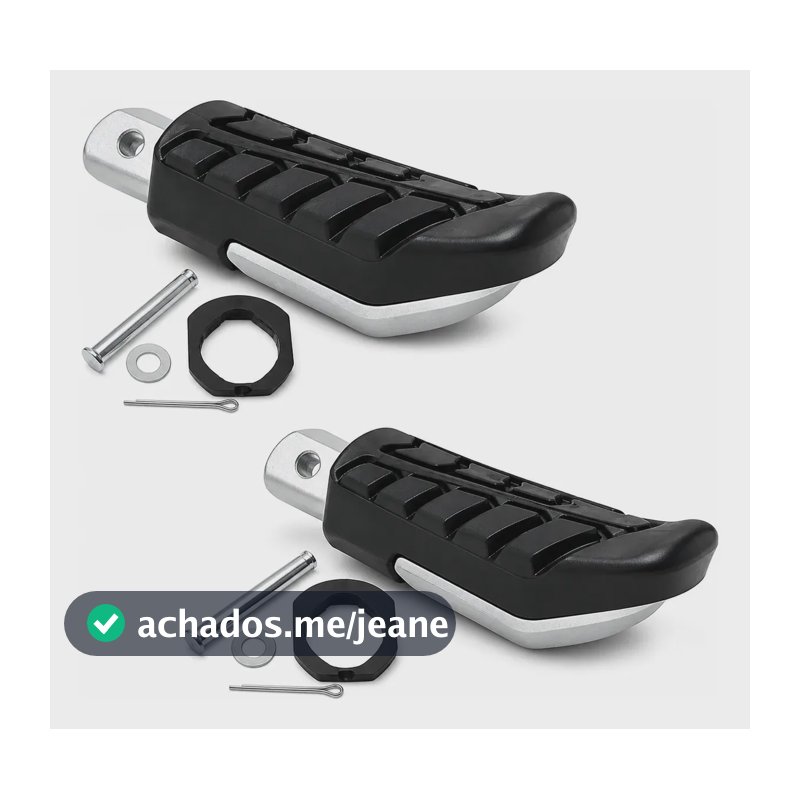Pedaleira Traseira Cg 160 Titan/fan/start Estribo Moto Preto