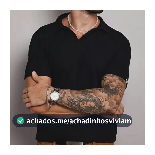 Camisa Polo Tricot M.artt Lisa Masculina Elegante