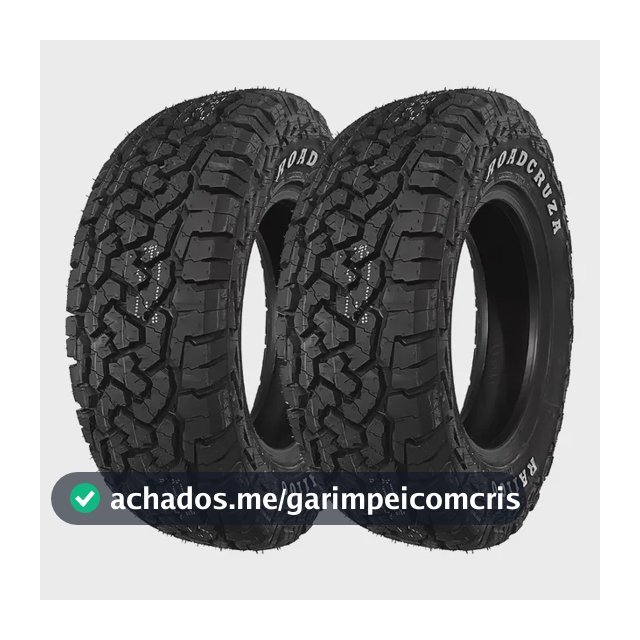 Kit de 2 pneus RoadCruza Passeio/Esportivo Roadcruza AT RA1100 OWL 92T XL P 175/80R14 92