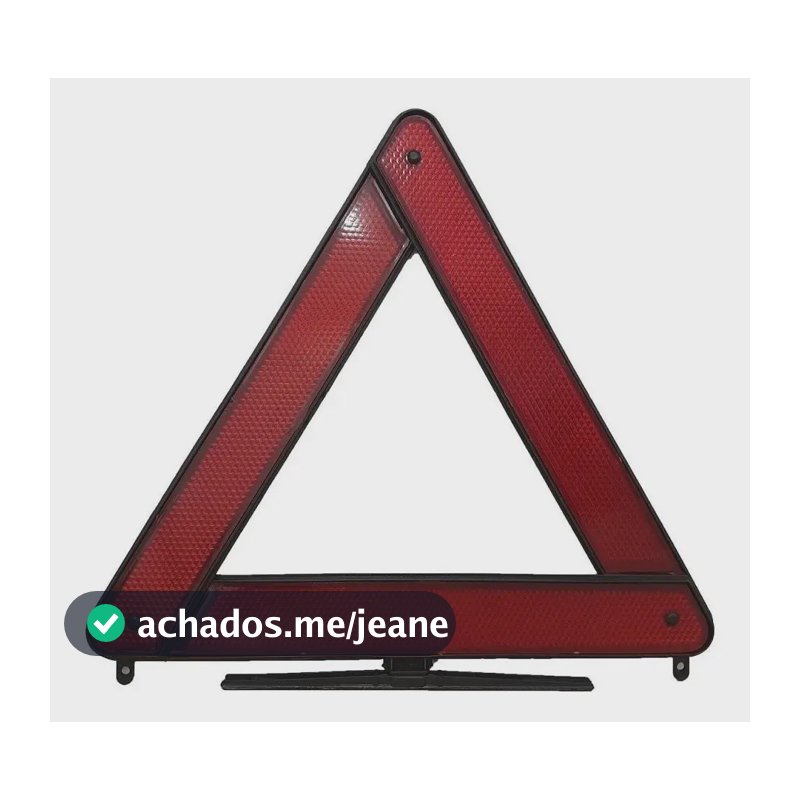 Triangulo Sinalização Segurança Atenção Carro Automotivo