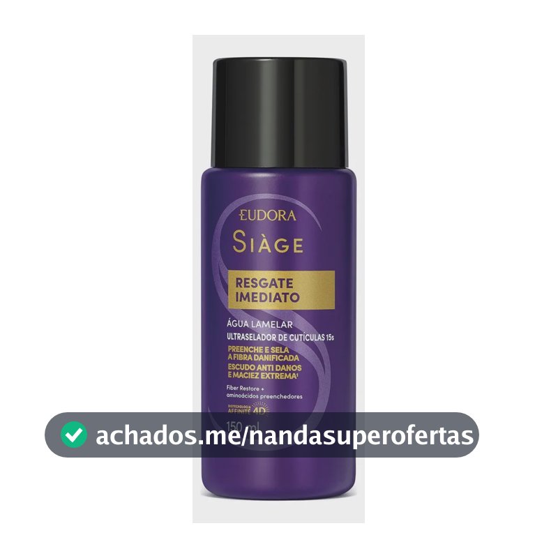 Siàge Resgate Imediato Água Lamelar 150ml