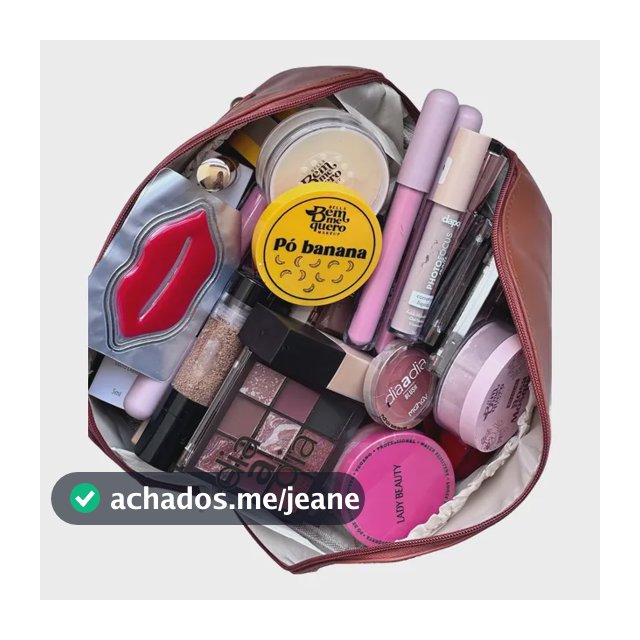Estojo Completo De Maquiagem 25 Itens Necessaire Make