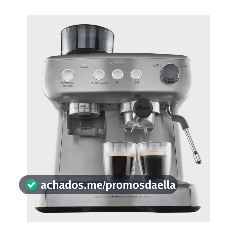Cafeteira Espresso Oster Xpert Perfect Brew Cor Aço inoxidável