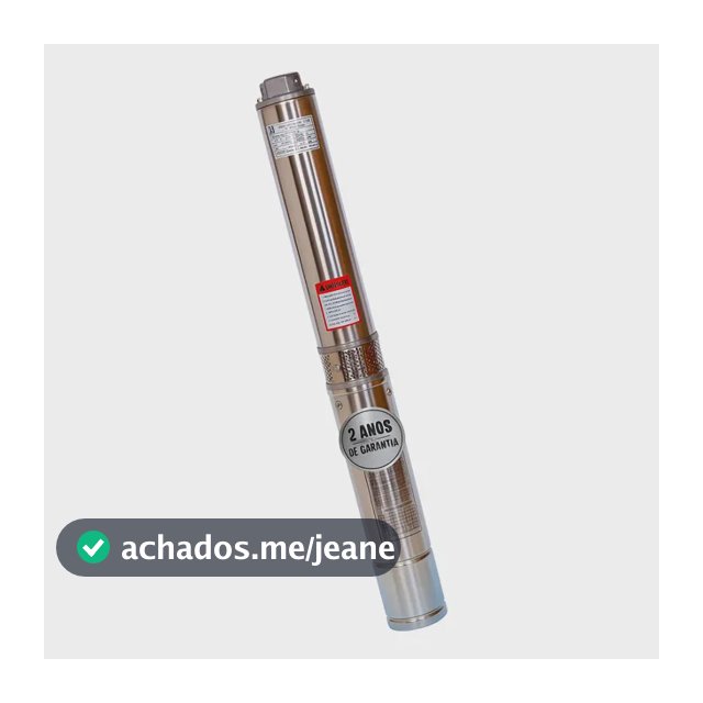 Bomba Caneta Poço Artesiano 2cv 4 Pol 11 Est 2fios Mono 220v