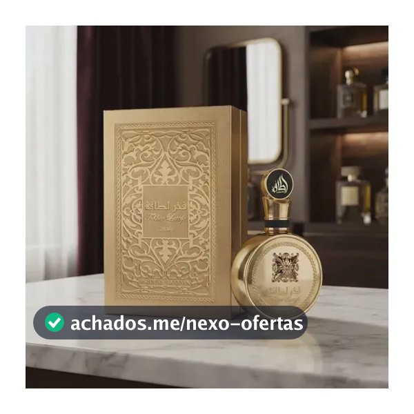 Perfume Árabe Lattafa Fakhar Gold Extrait Unissex