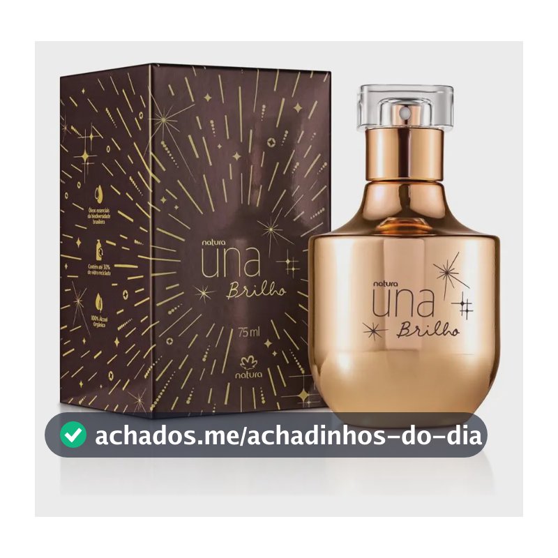 Natura Una Brilho Deo Parfum Feminino 75ml