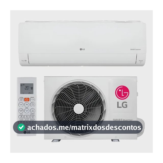 Ar Condicionado LG Ai Smart Inverter Voice 9000 Btus Frio Branco