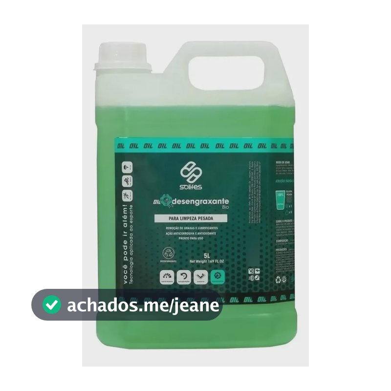 Desengraxante Solifes Bio Biodegradável Concentrado 5 L Bike