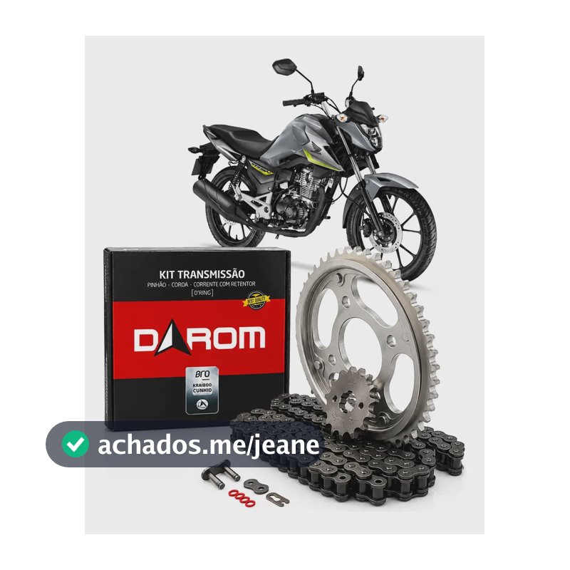 Kit Relação Cg 150/160 Titan Fan Start Cargo Mix C/ Retentor Padrão Original