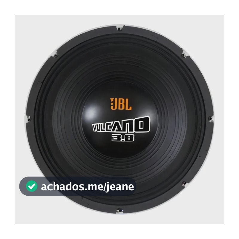 Subwoofer Jbl Vulcano Ultimate 18swv 3.8 18 Pol 1900w 4 Ohms Cor Branco