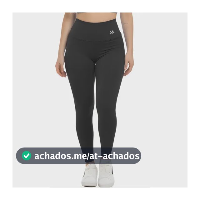 Legging Zero Transparencia Suplex Fitness Feminina Blackout