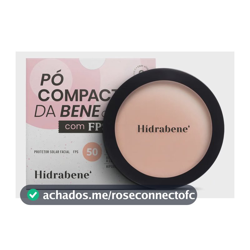 Pó Compacto Fps50 Clara Vitamina C Protetor Facial Hidrabene