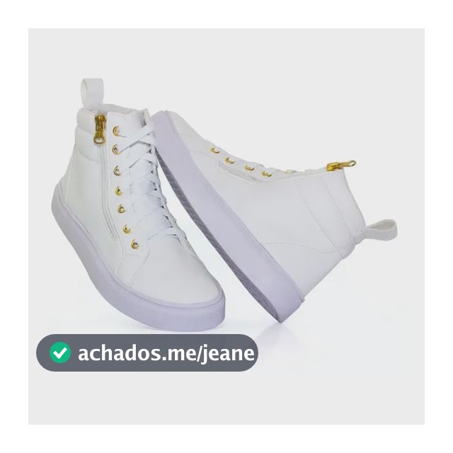 Tenis Botinha Academia Caminhada Confortável 50% Off