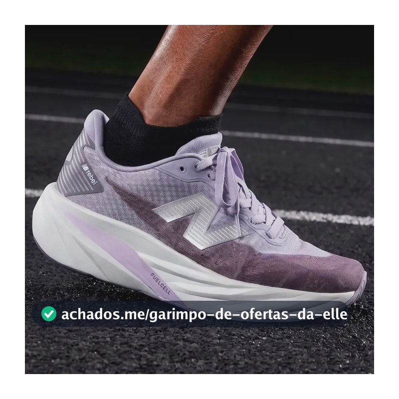 Tenis De Corrida Feminino New Balance Fuelcell Rebel V5 Roxo 36 Br
