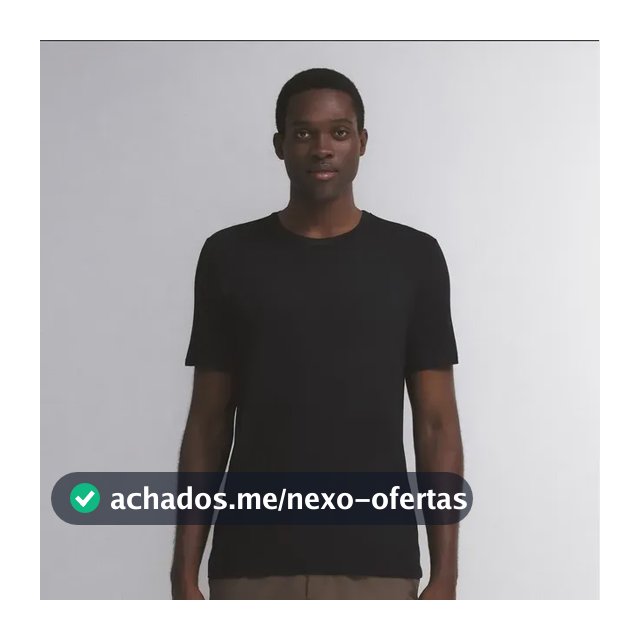 Camiseta Masculina Insider Light Preta G Gola U