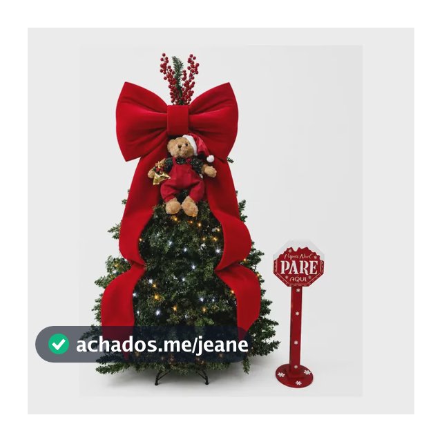 Laço Gigante Árvore Natal Enfeite Porta Decoração 60x1,60m