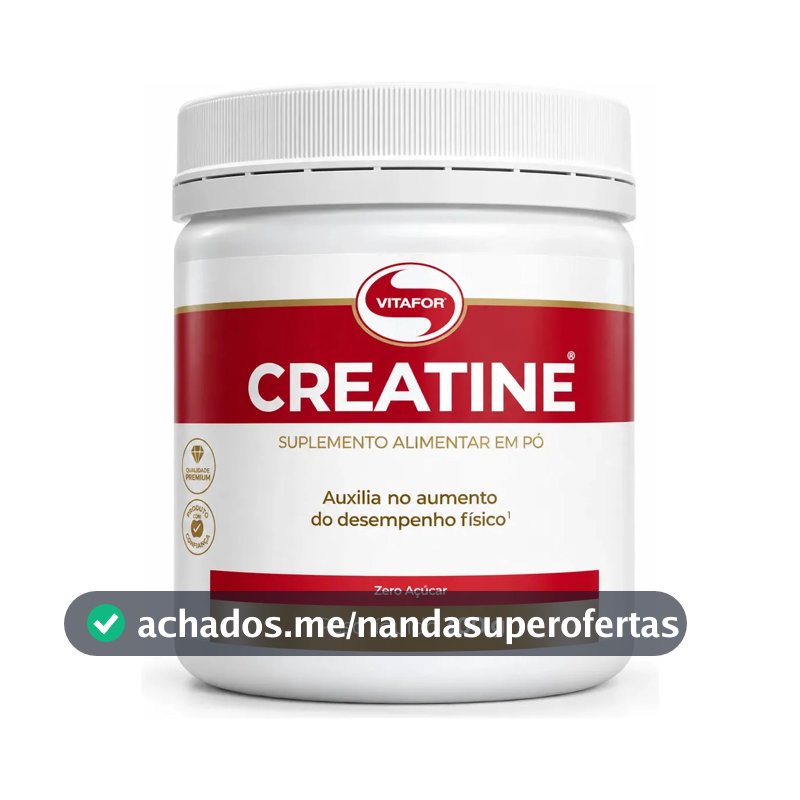 Creatina Vitafor em pó Sem sabor x 300g