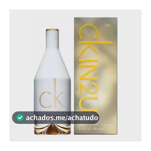 Perfume CK IN2U EDT Feminino 100ml Calvin Klein