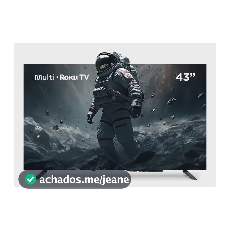 Smart Tv Dled 43 Fhd Multi Roku 3hdmi 2usb Wi-fi Tl056m