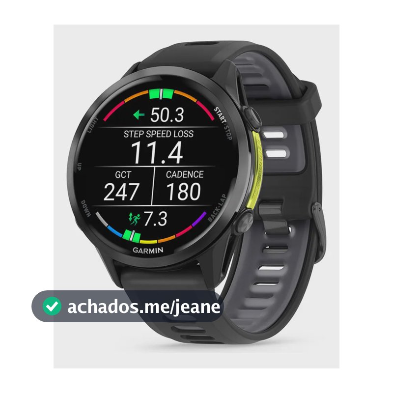 Relógio Garmin Forerunner 970 Preto 47mm