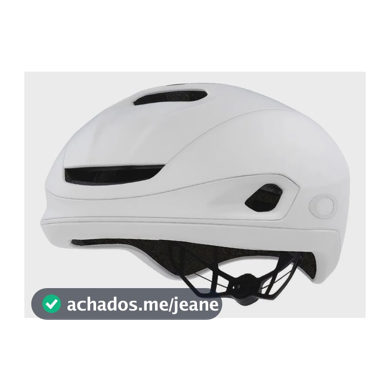 Capacete De Ciclismo Oakley Aro7 Lite Mips Branco Tamanho G