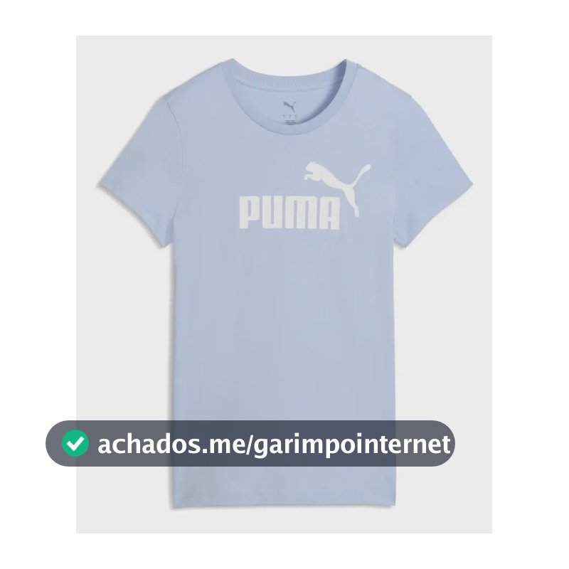 Camiseta Feminina Ess No. 1 Logo Slim Tank Puma Snow Mountain Blue N/a G Liso