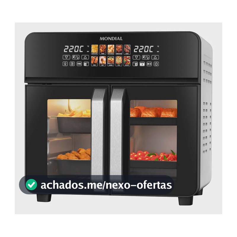Air Fryer Forno 25L French Door Mondial - AFDO-25L-FD