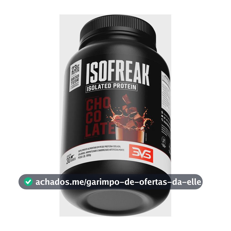 Whey Isolado Isofreak 900g Sabor: Chocolate - Fórmula Avançada Com 23g De Proteína Por Dose