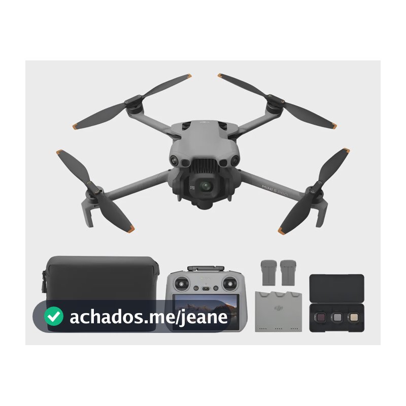 Drone Dji Mini 5 Pro Fly More Combo Plus Com Tela Br Full Cinza