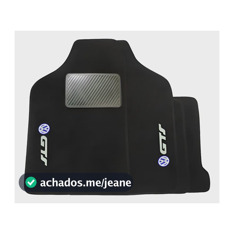 Tapetes Gol Gts  (quadrado). Valorizando A Sua Máquina! Preto