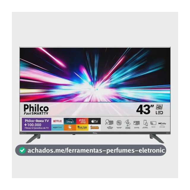 Smart Tv 43 Philco Led Roku Tv Dolby Audio Ptv43va4regb