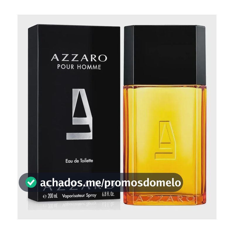 Perfume Azzaro Pour Homme Eau De Toilette 200ml Masculino