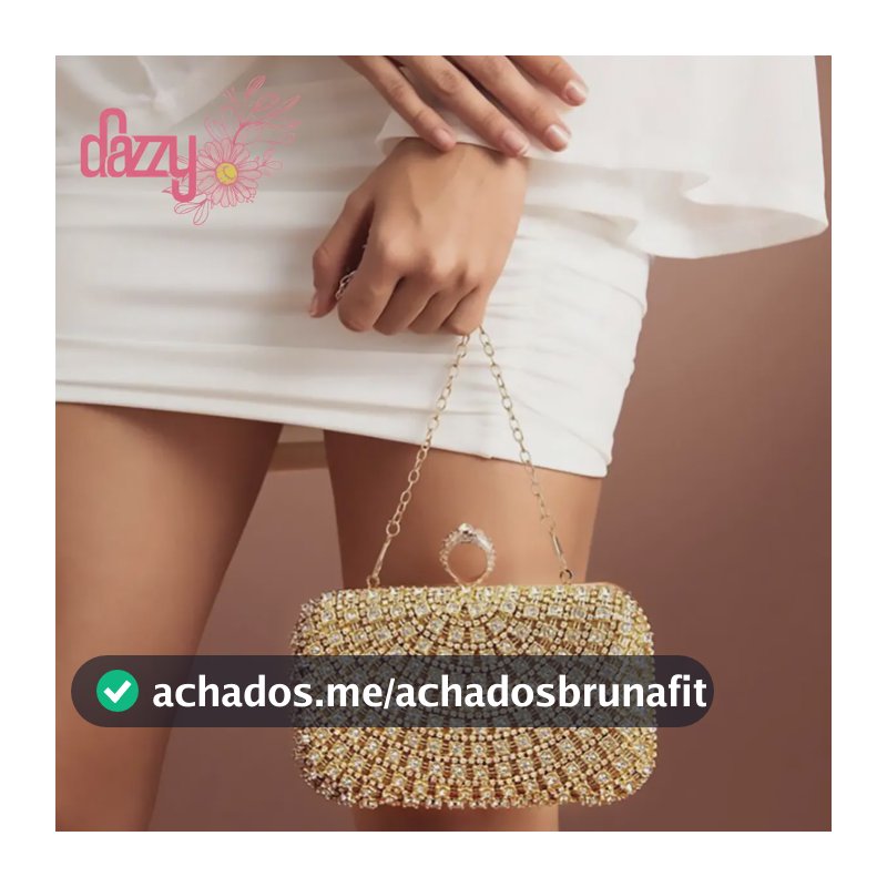 Dazzy Bolsa Clutch Strass Para Festa Casamentos Madrinhas Brilhante E Elegante Dourado Tote Y1108