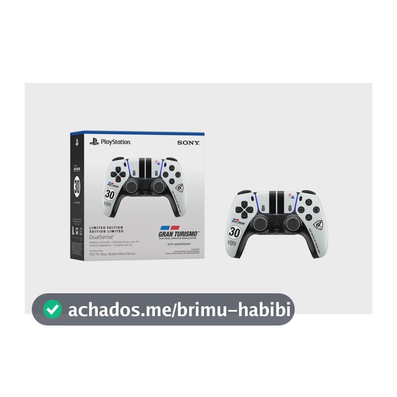 Controle sem fio DualSense – Edição Limitada Gran Turismo