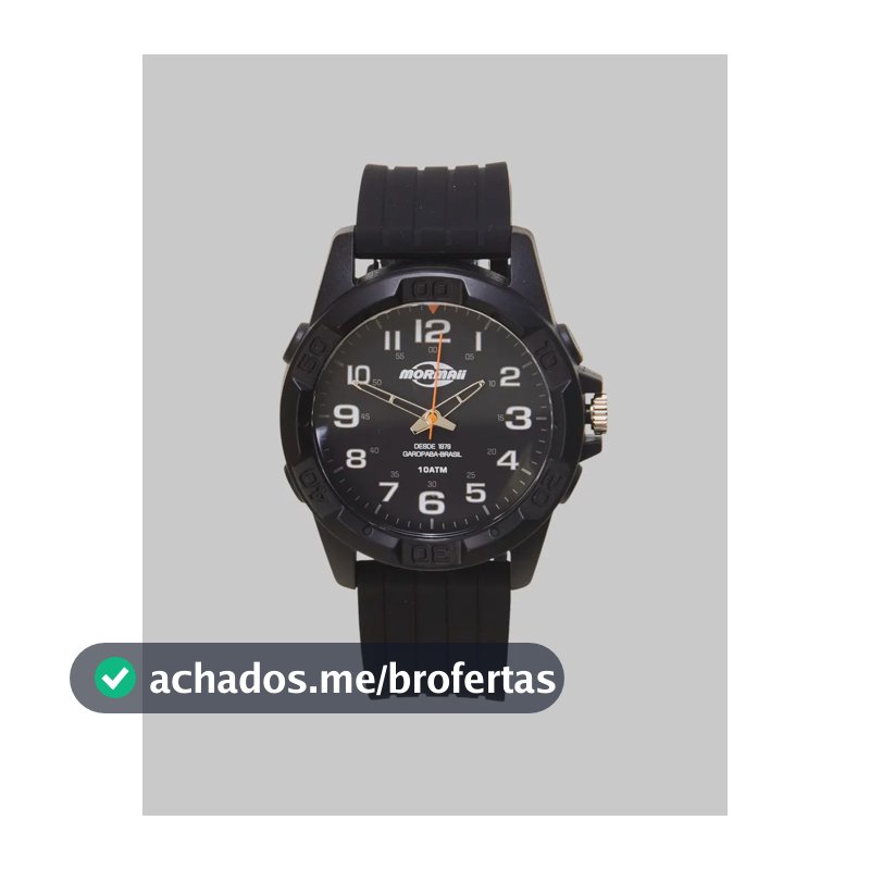 Relógio Mormaii MOPC21JAS/8L Masculino Cor Preto
