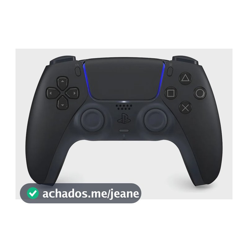 Controle Joystick Sem Fio Sony Dualsense Ps5 Midnight Black Midnight Black