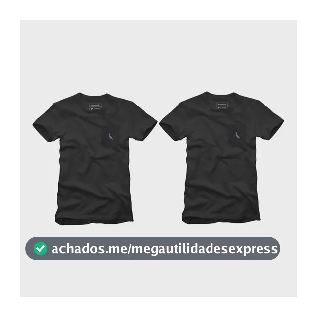 Kit 2 Camisetas Bolso Cb Pica-pau Xadrez Reserva