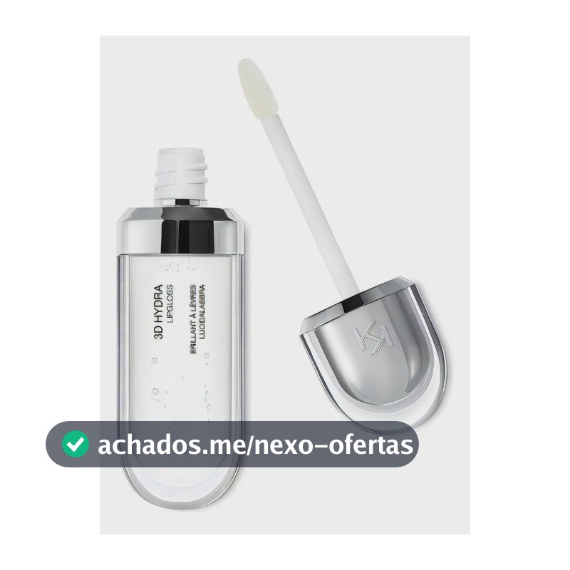 Gloss Labial Kiko Milano 3D Hydra Cor 01 Transparente