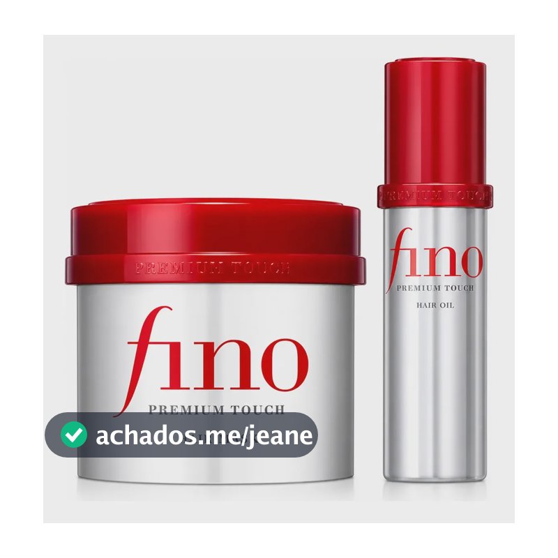 Kit Shiseido Fino Premium Touch Máscara + Hair Oil Japonês