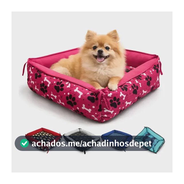 Caminha Pet Pra Cachorro Raça Pequena Gato Impermeável Zíper