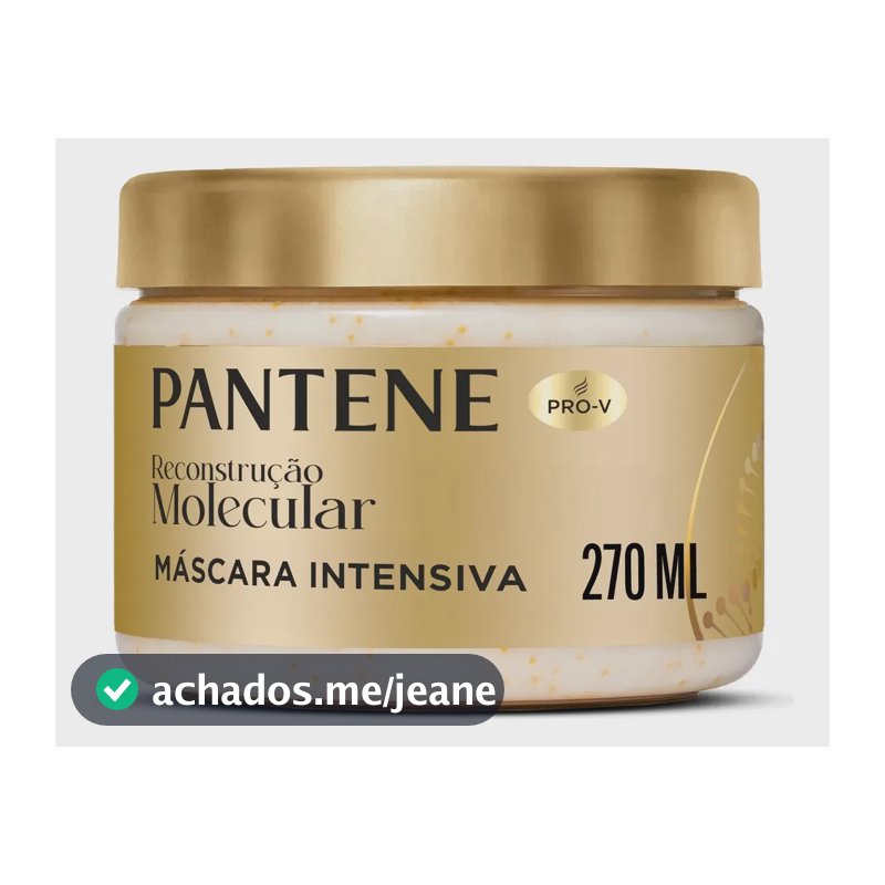 Máscara Intensiva Pantene Pro-V Reconstrução Molecular 270 ml