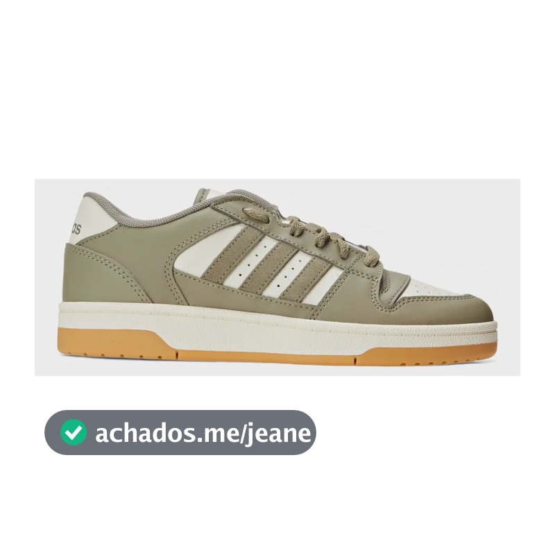 Tênis Casual Masculino Break Start adidas Verde E Branco Liso 38 Br